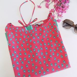 NWOT Summer Print Sleeveless Top